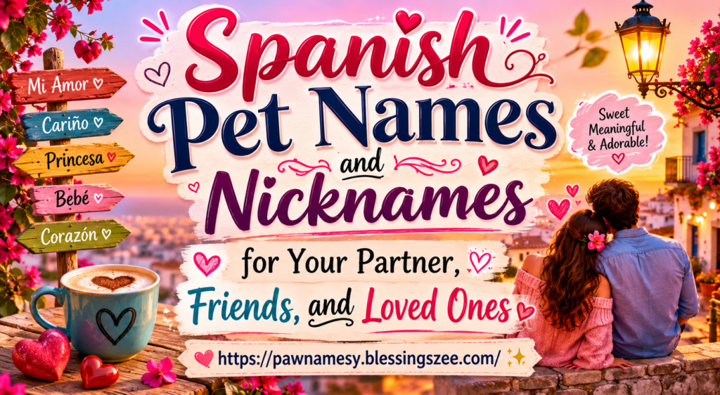What Are Spanish Pet Names and Why Are They So Popular?