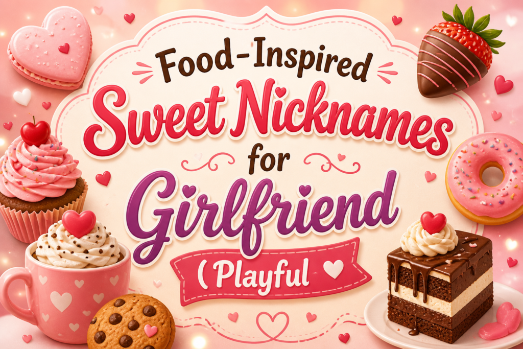 Food-Inspired Sweet Nicknames for Girlfriend
