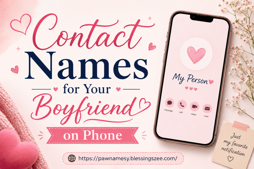 Contact Names for Your Boyfriend on Phone