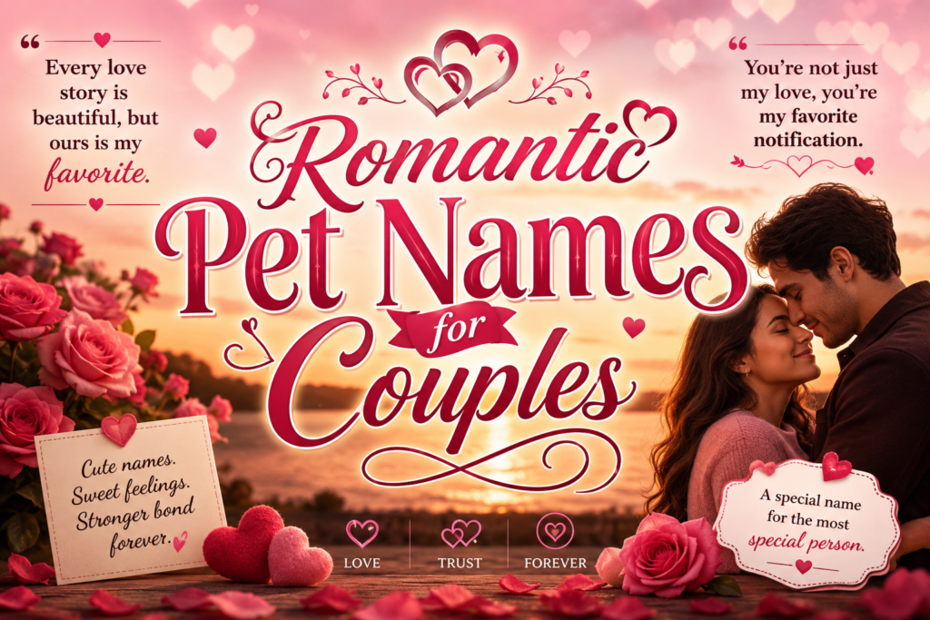 Romantic Pet Names for Couples