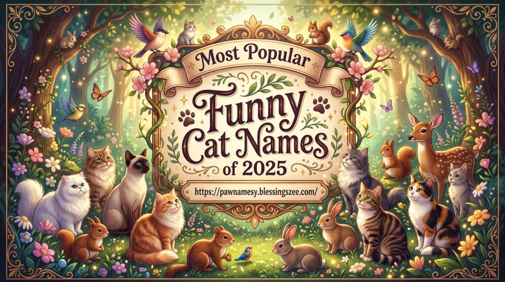 Most Popular Funny Cat Names of 2025