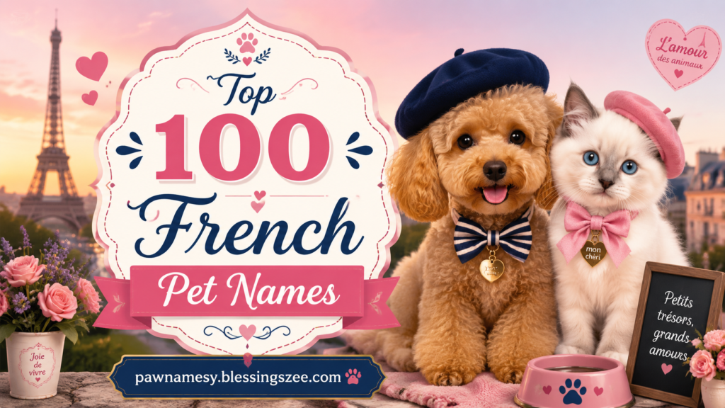Top 100 French Pet Names