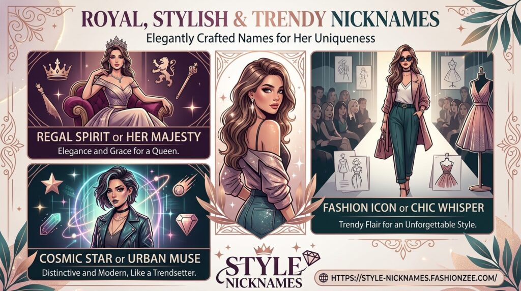 Royal, Stylish & Trendy Nicknames