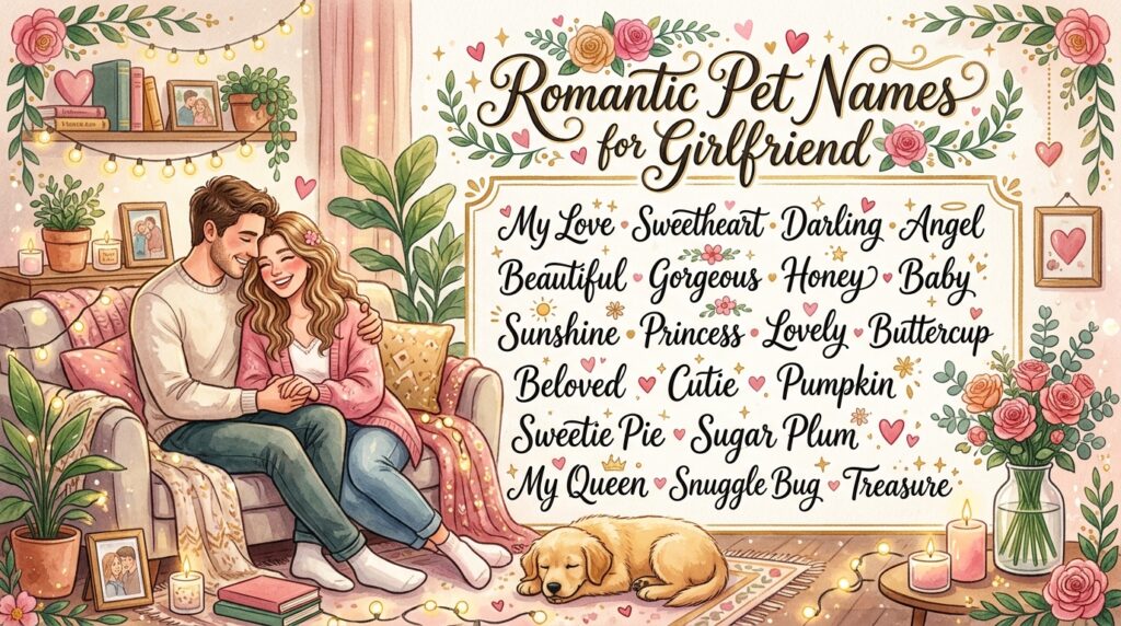 Romantic Pet Names for Girlfriend