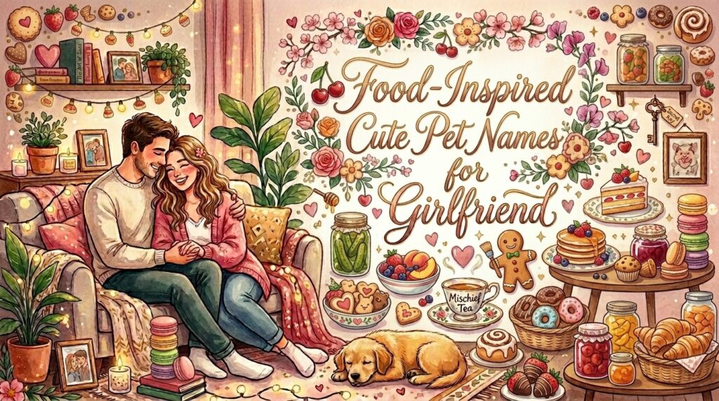 Food-Inspired Cute Pet Names for Girlfriend