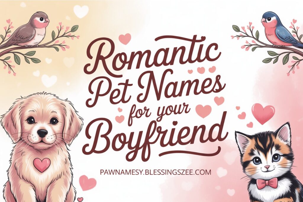 Romantic Pet Names for Your Boyfriend