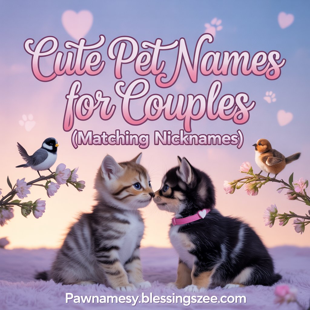 Cute Pet Names for Couples (Matching Nicknames)
