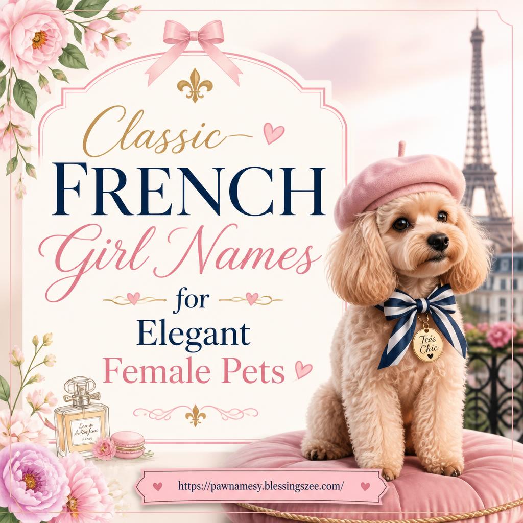 Classic French Girl Names for Elegant Female Pets