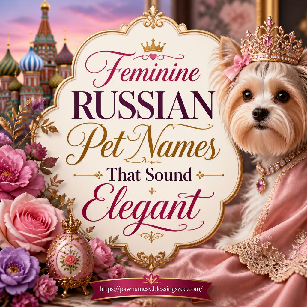 Feminine Russian Pet Names That Sound Elegant