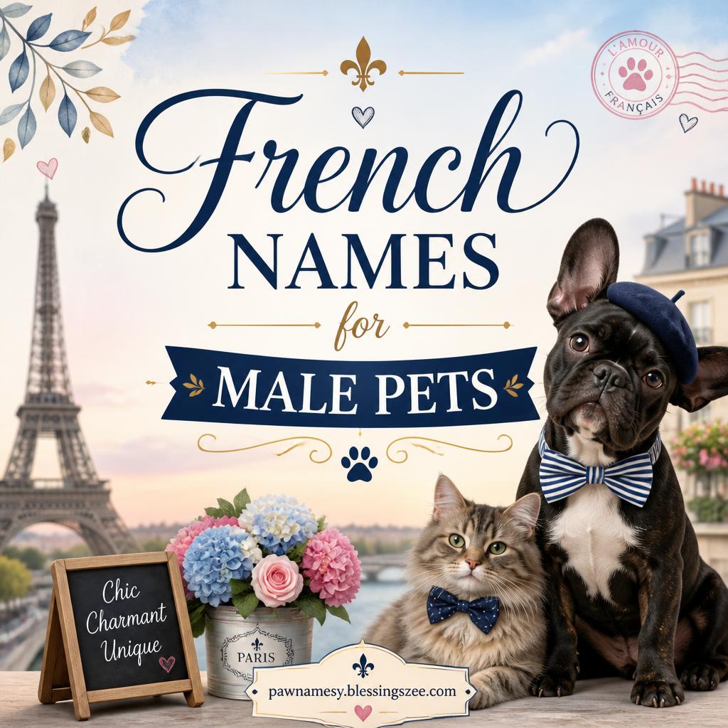 French Names for Male Pets