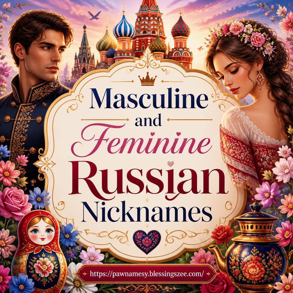 Masculine and Feminine Russian Nicknames