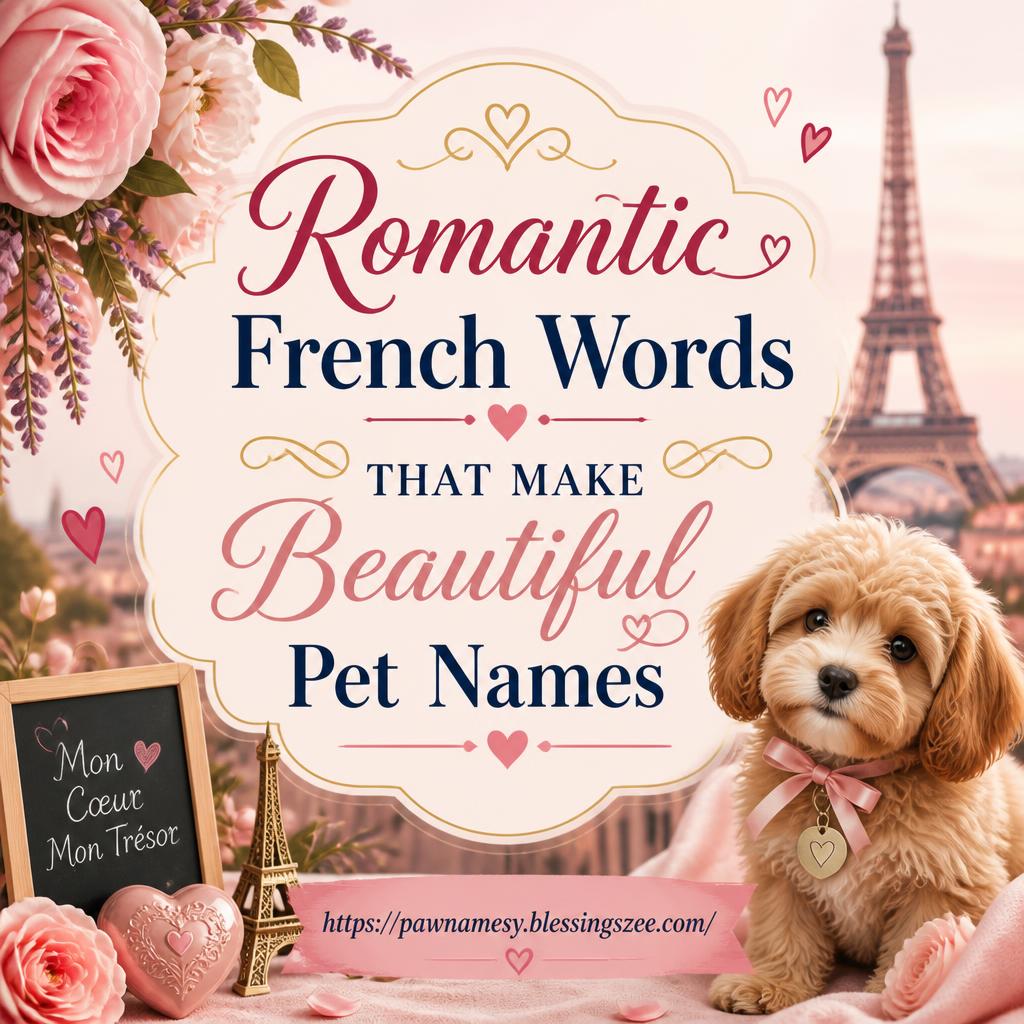 Romantic French Words That Make Beautiful Pet Names