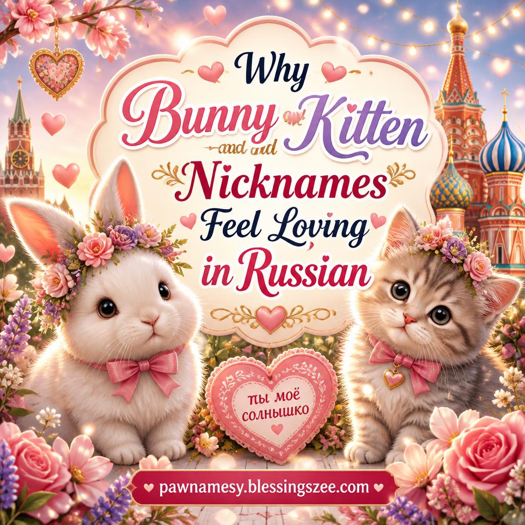 Why Bunny and Kitten Nicknames Feel Loving in Russian