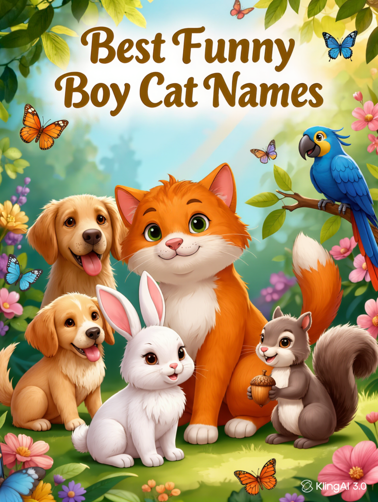 Best Funny Boy Cat Names