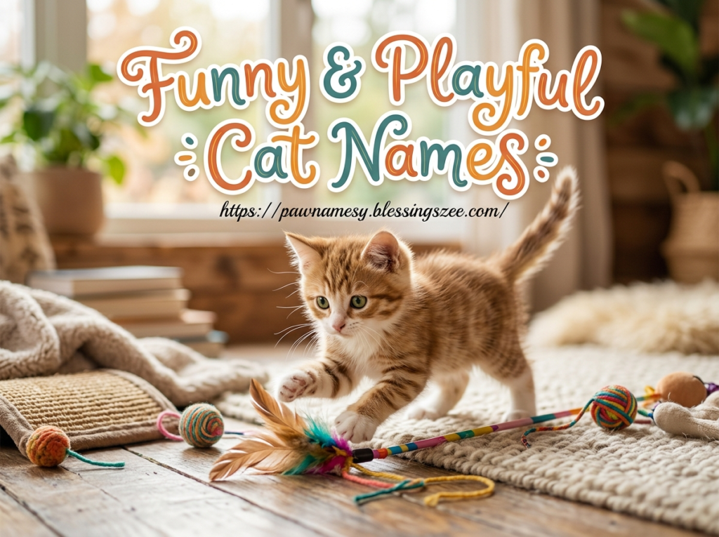 Funny & Playful Cat Names