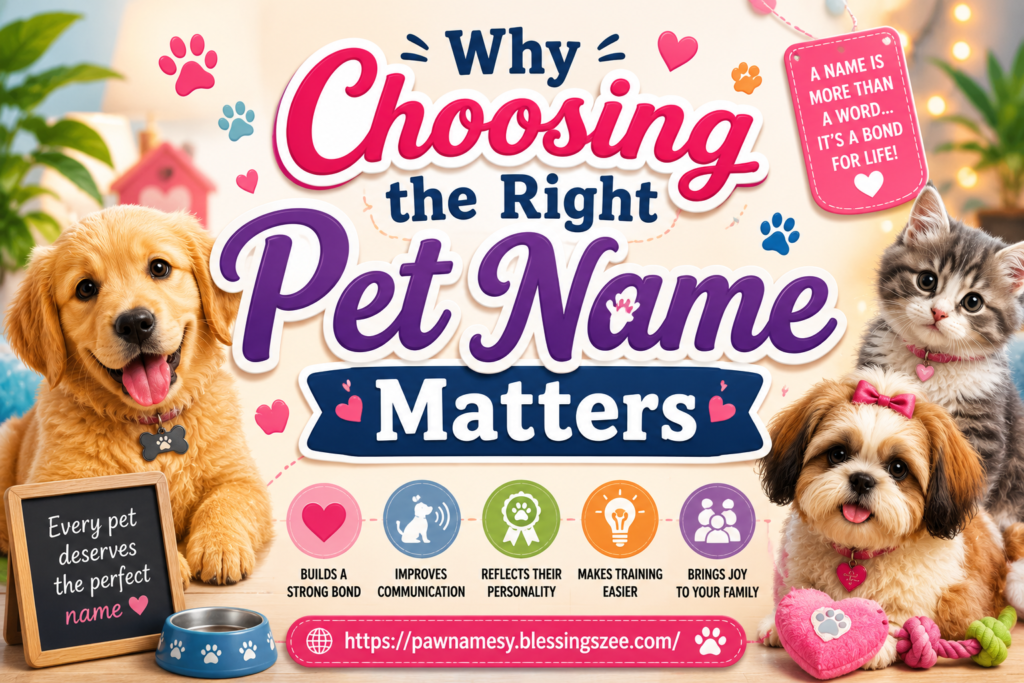 Why Choosing the Right Pet Name Matters