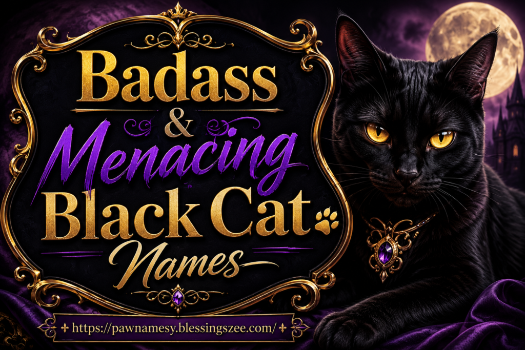 Badass & Menacing Black Cat Names