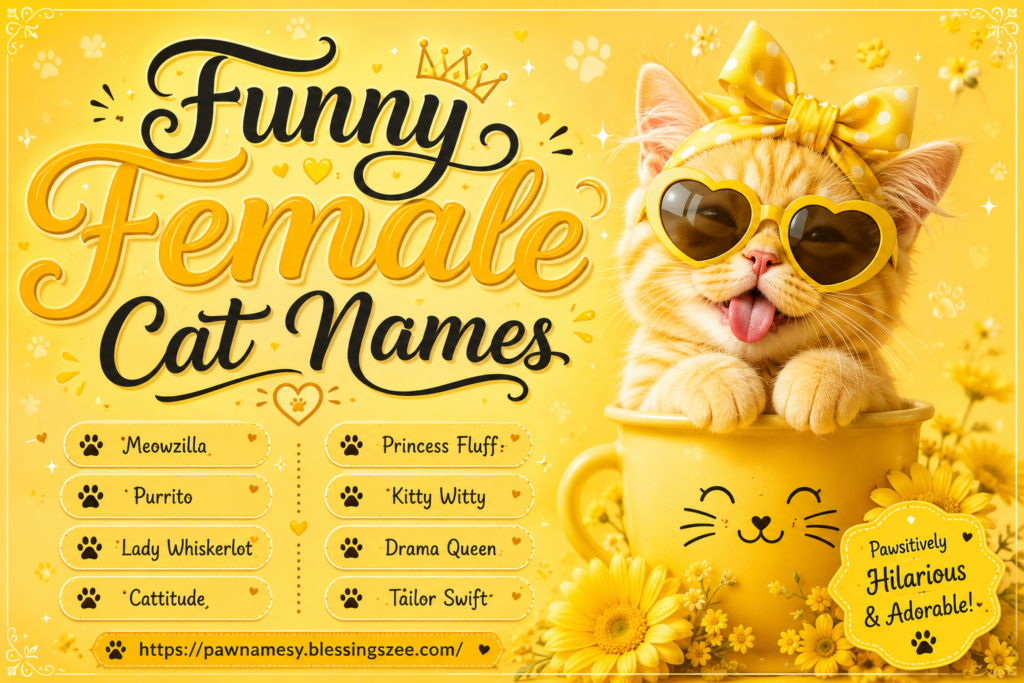 Funny Female Cat Names