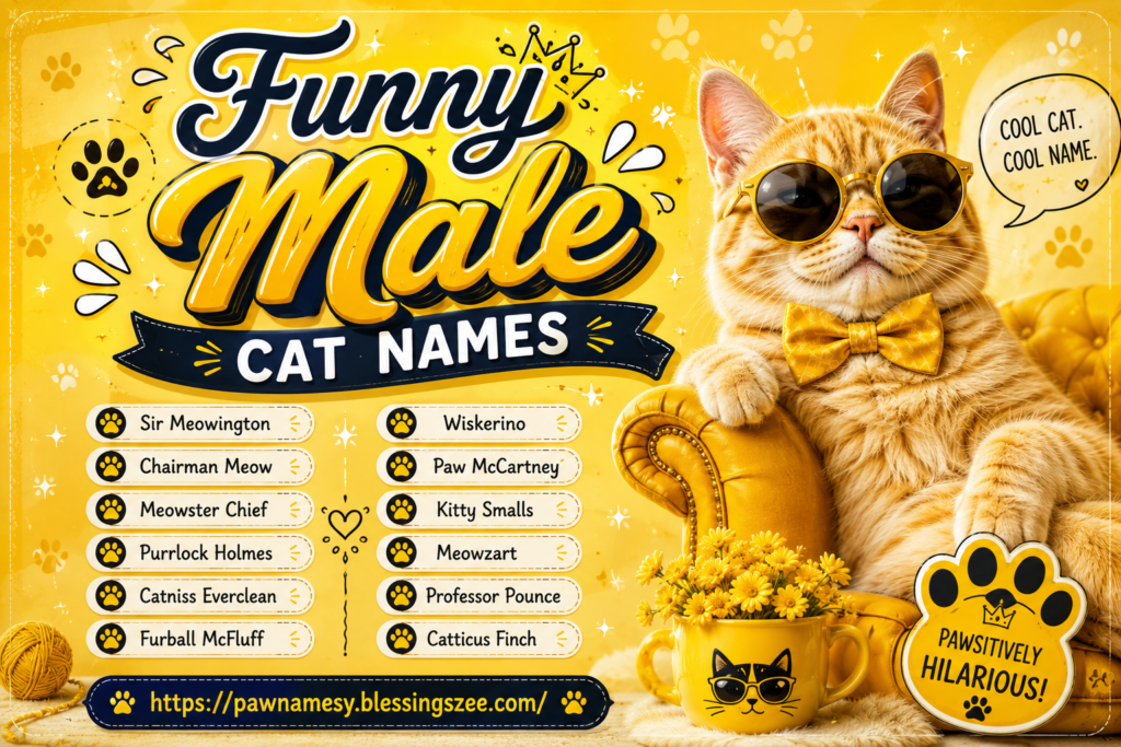 Funny Male Cat Names