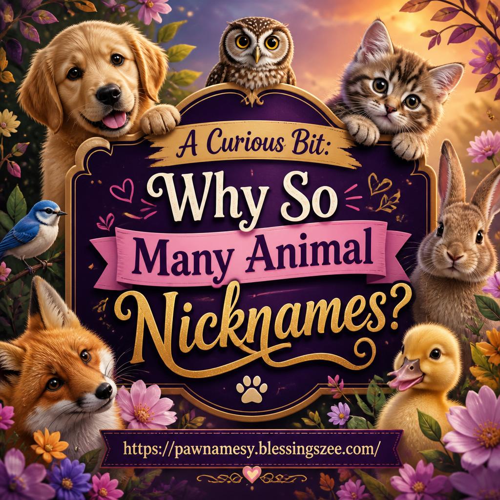A Curious Bit: Why So Many Animal Nicknames?