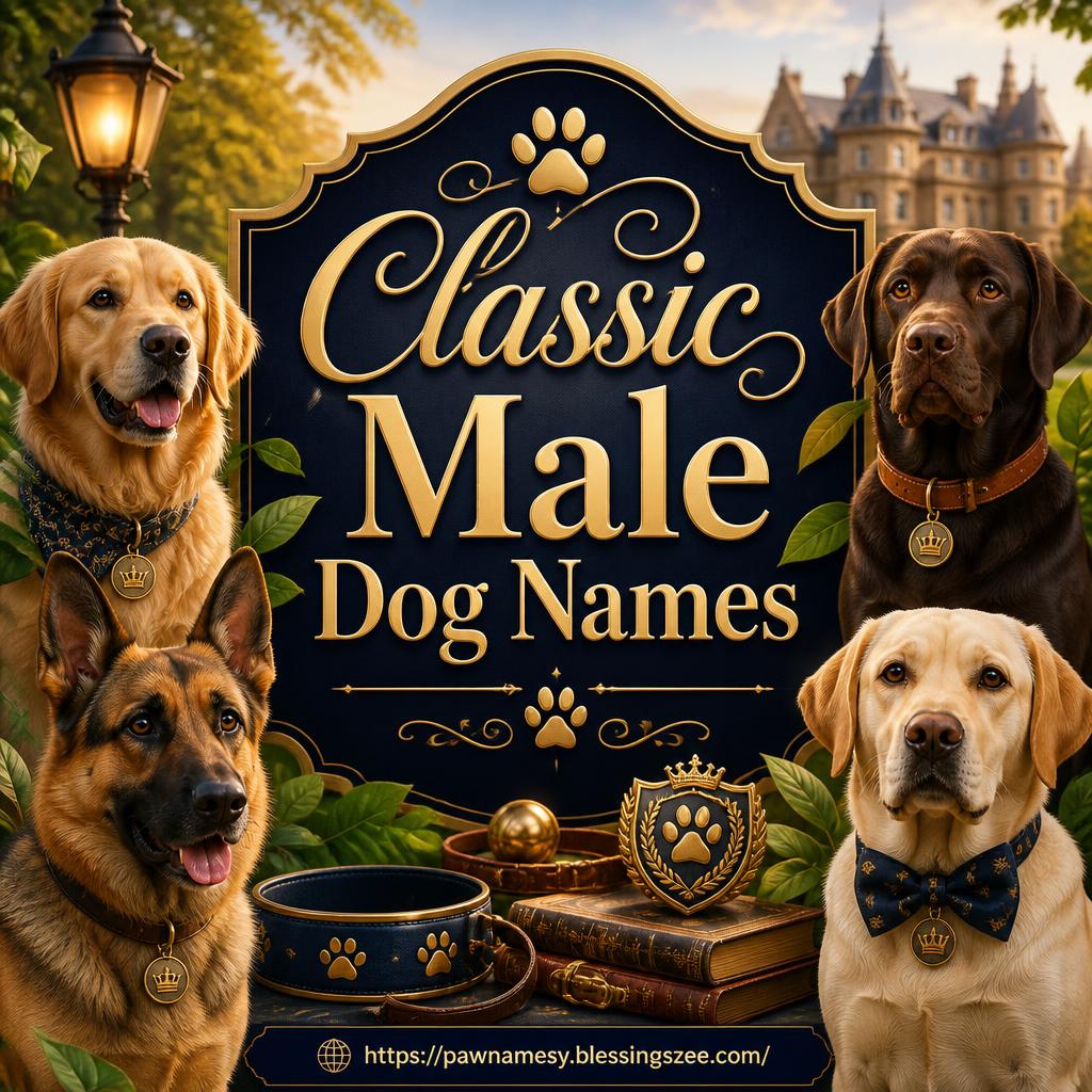 Classic Male Dog Names