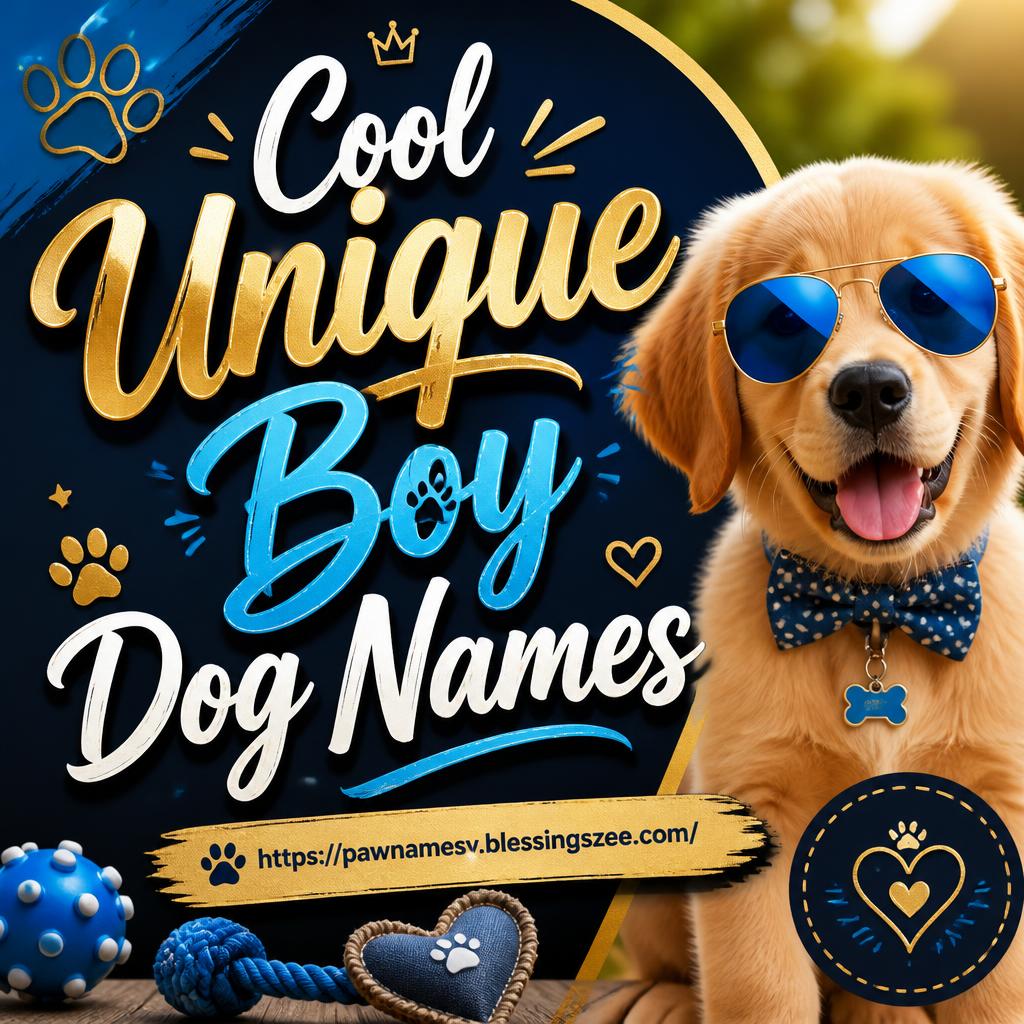 Cool Unique Boy Dog Names