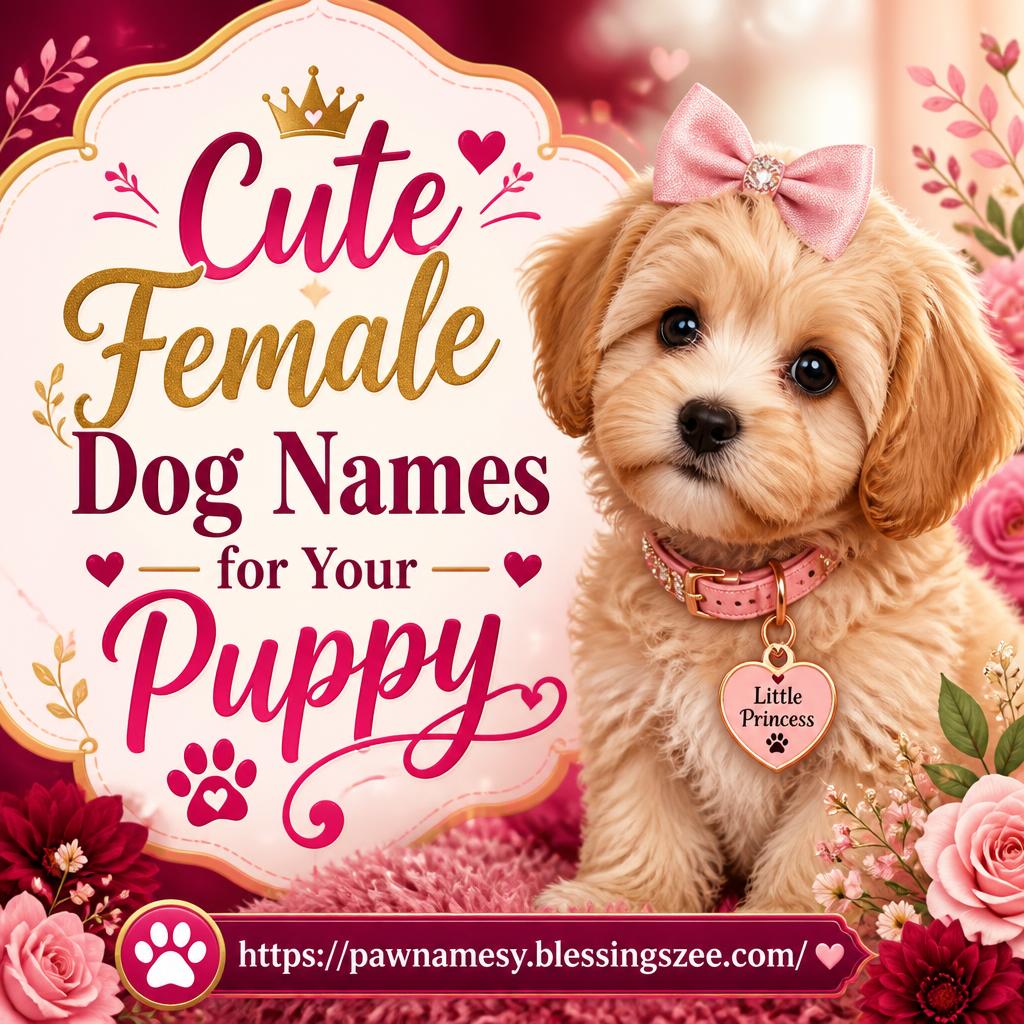 Cute Female Dog Names for Your Puppy