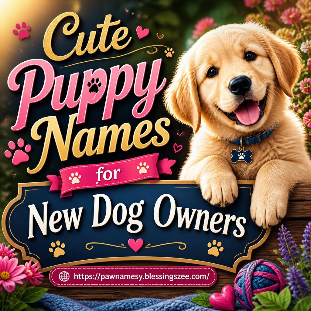 Cute Puppy Names for New Dog Owners