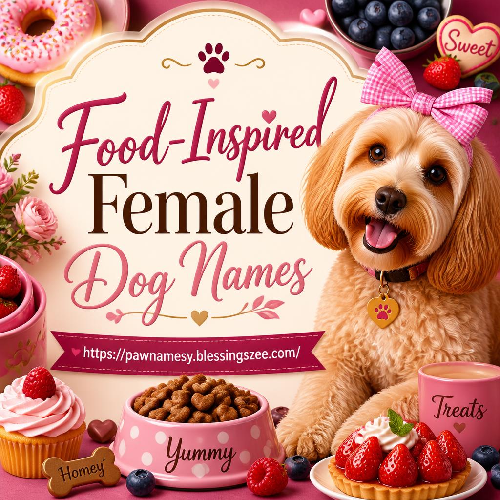 Food-Inspired Female Dog Names