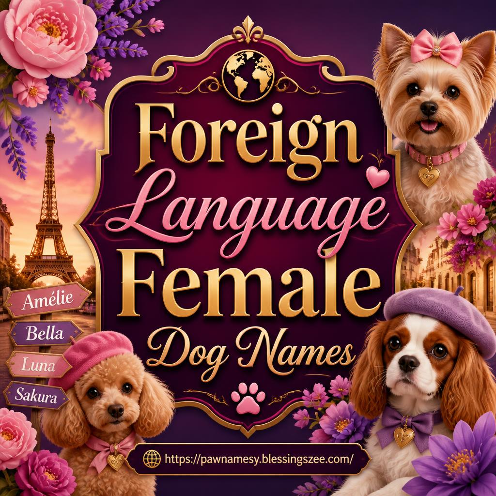 Foreign Language Female Dog Names