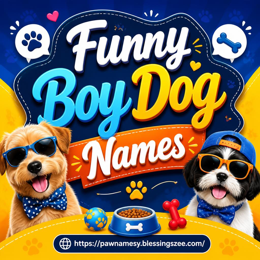 Funny Boy Dog Names