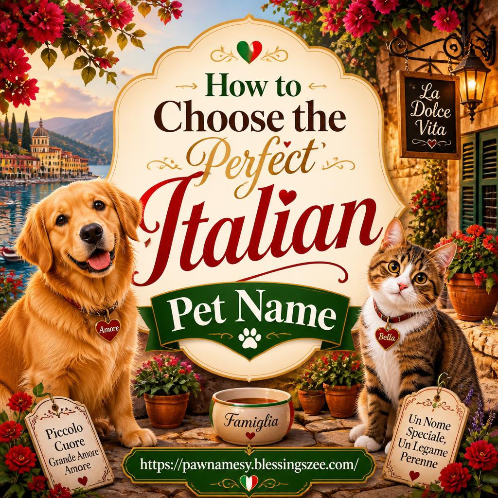 How to Choose the Perfect Italian Pet Name