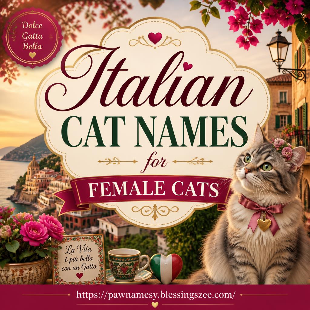 Italian Cat Names for Female Cats