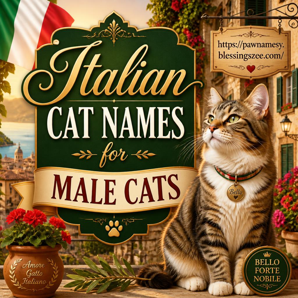 Italian Cat Names for Male Cats