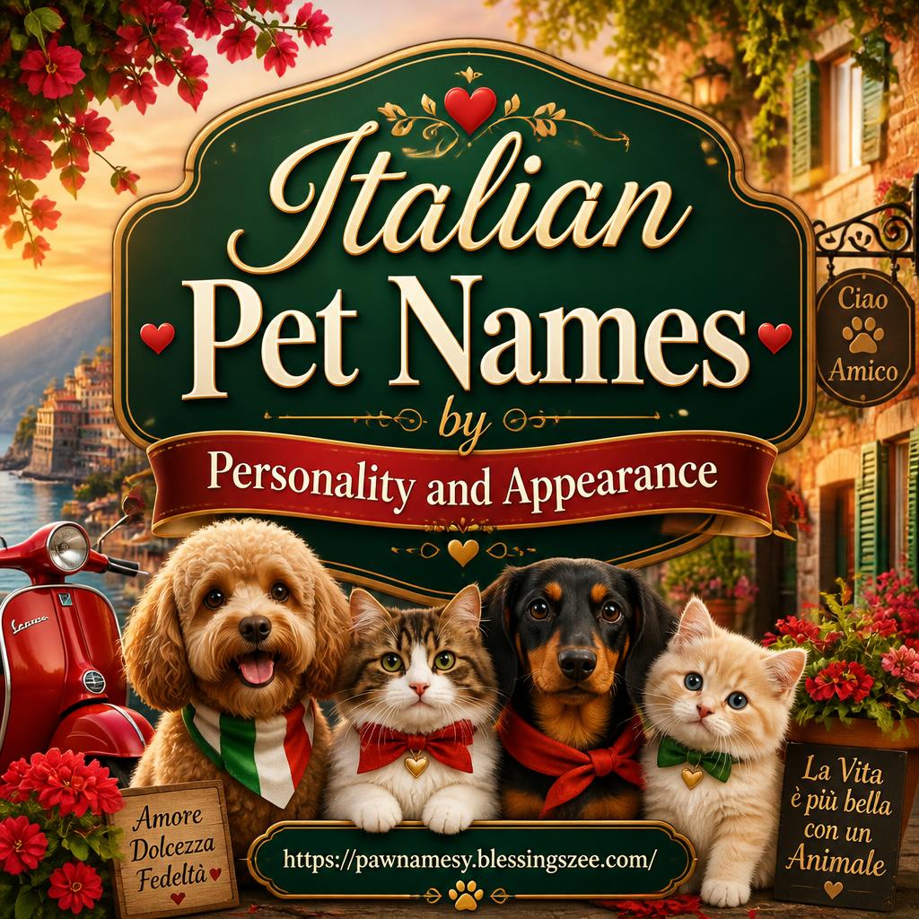 Italian Pet Names by Personality and Appearance