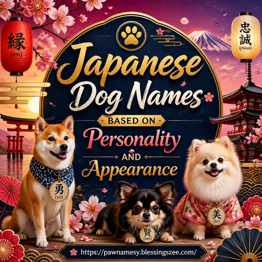 Japanese Dog Names Based on Personality and Appearance