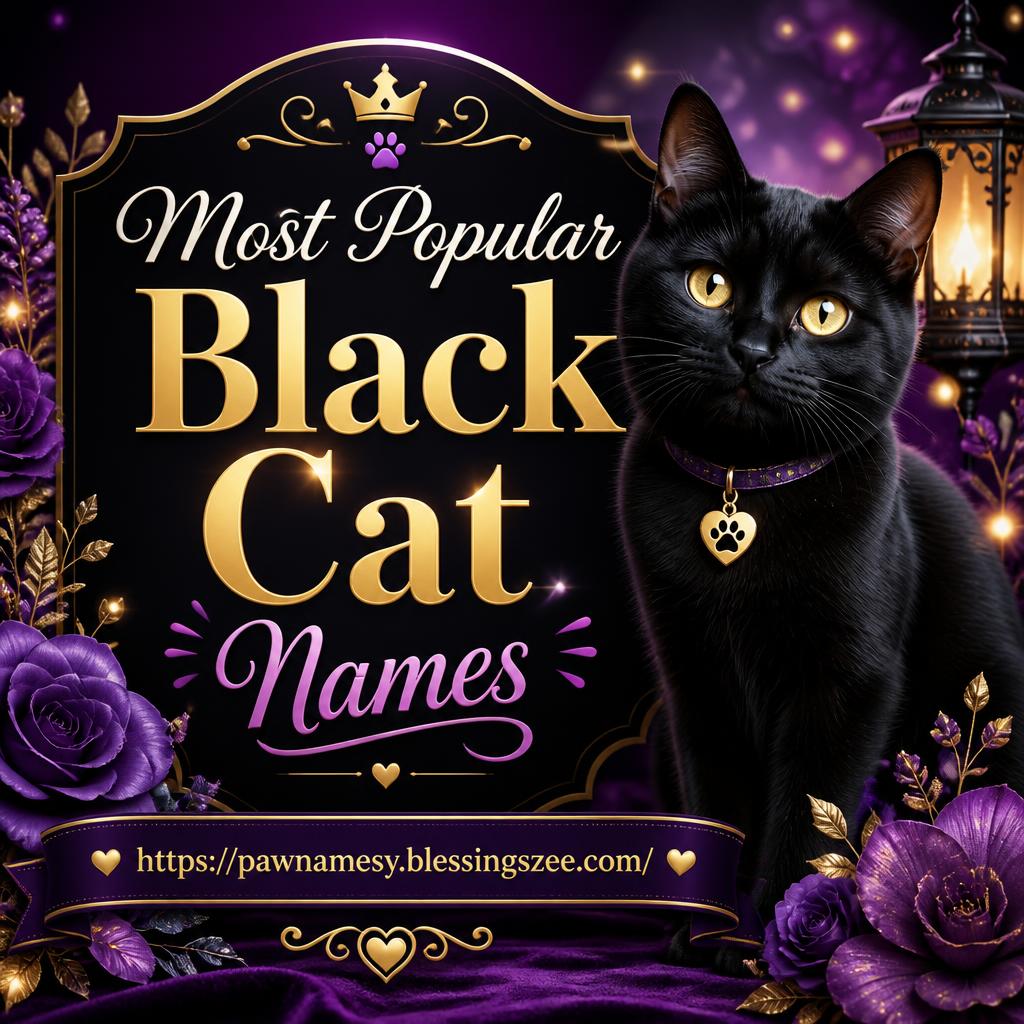 Most Popular Black Cat Names
