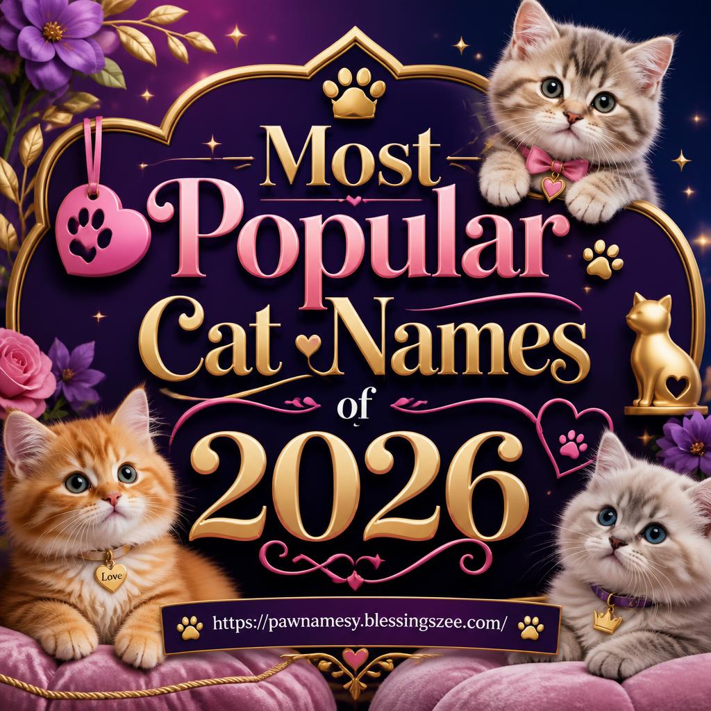 Most Popular Cat Names of 2026