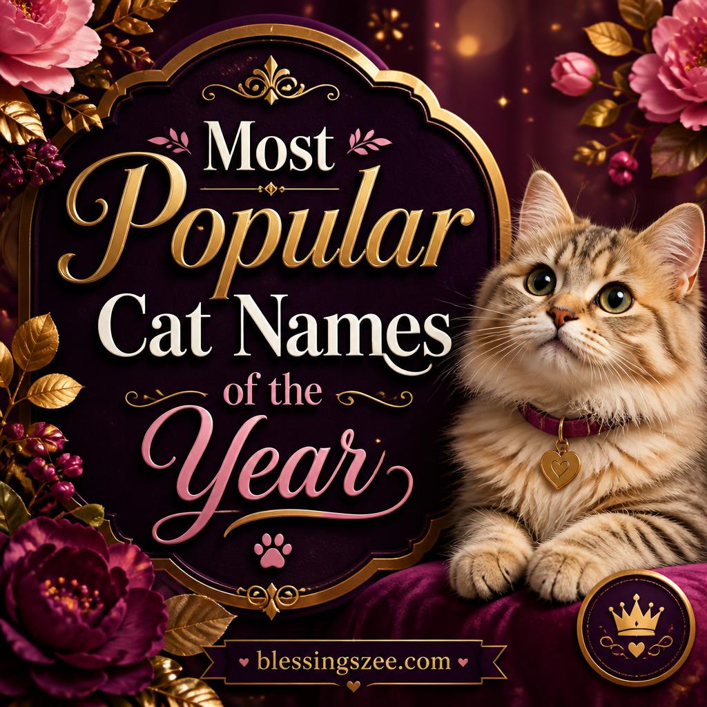 Most Popular Cat Names of the Year