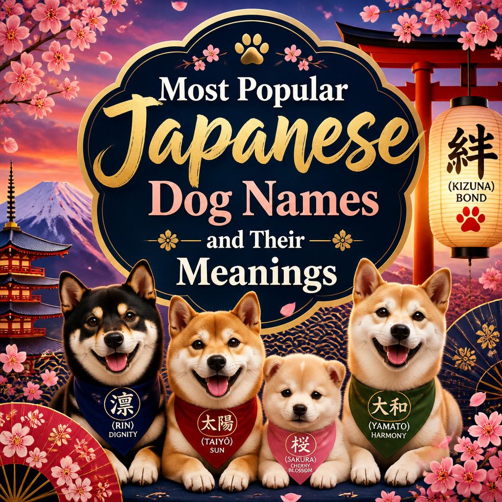 Most Popular Japanese Dog Names and Their Meanings