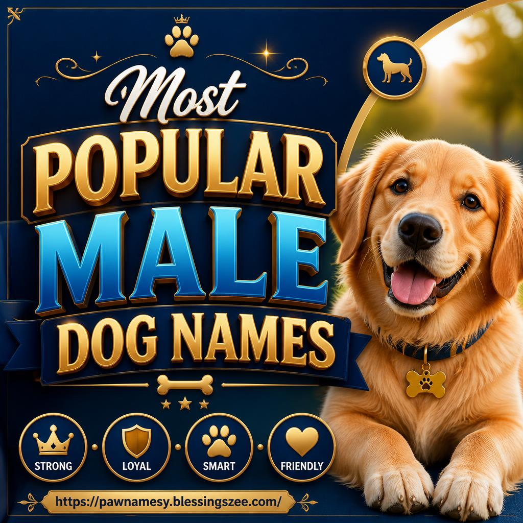 Most Popular Male Dog Names