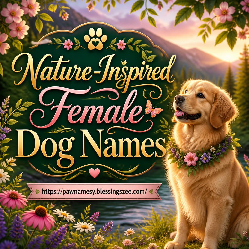 Nature-Inspired Female Dog Names