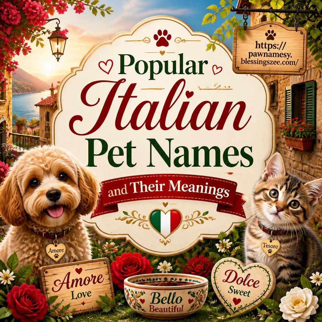 Popular Italian Pet Names and Their Meanings