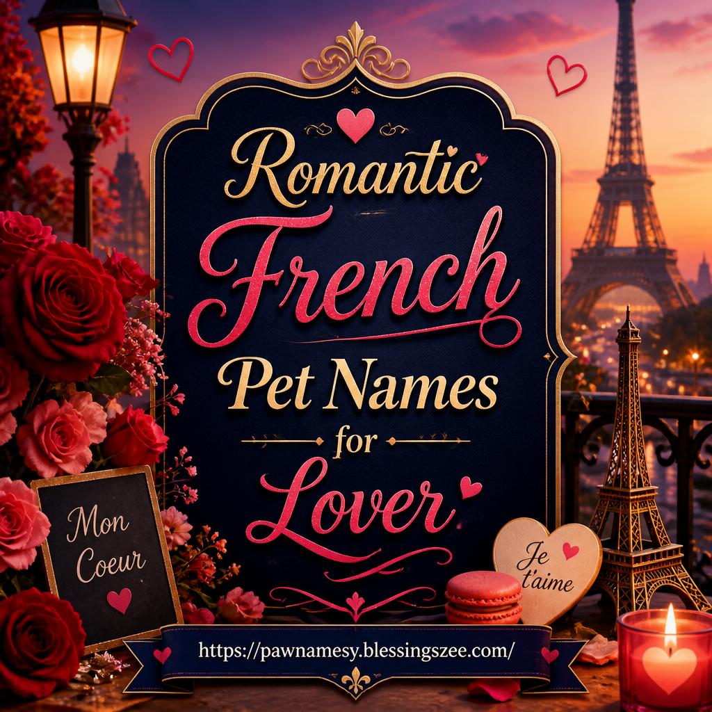 Romantic French Pet Names for Lover