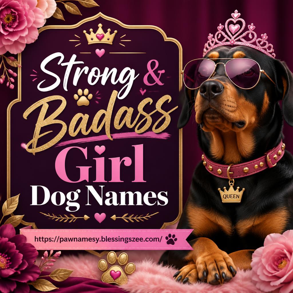 Strong & Badass Girl Dog Names