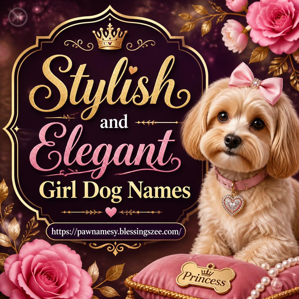 Stylish and Elegant Girl Dog Names