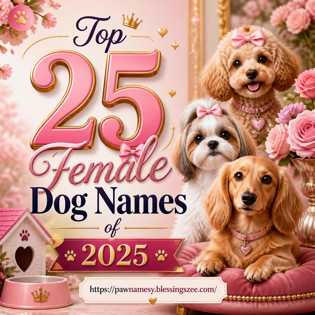 Top 25 Female Dog Names of 2025