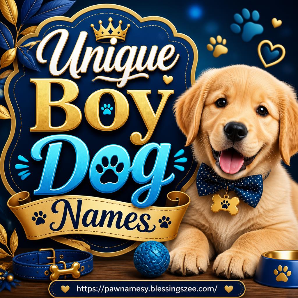 Unique Boy Dog Names