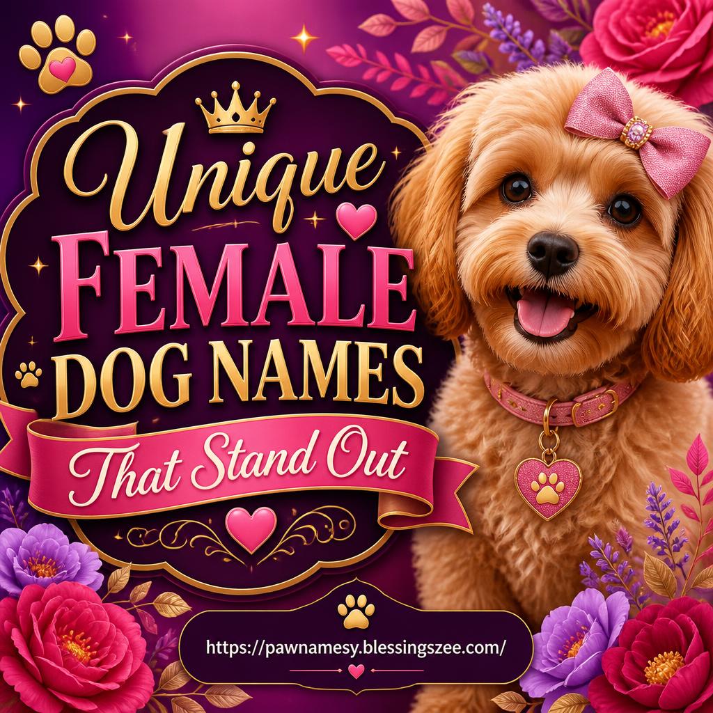 Unique Female Dog Names That Stand Out