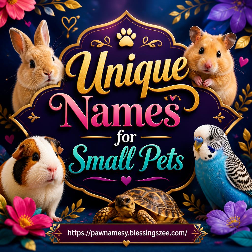 Unique Names for Small Pets